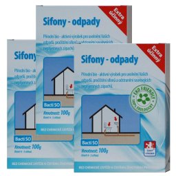 Baktoma Sifony-odpady Bacti SO 100g 2+1