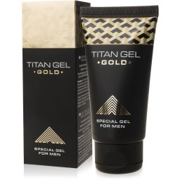 SCALA TITAN GEL GOLD - SILNĚJŠÍ GEL NA ZVĚTŠENÍ PENISU - LIMITOVANÁ EDICE - 50 ml - 73013675