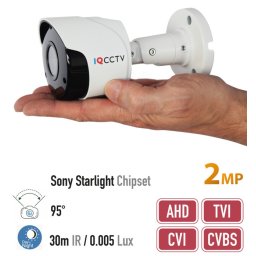 Kamera na dům 2MP AHD s 95 ° úhel + 30m IR noční vidění