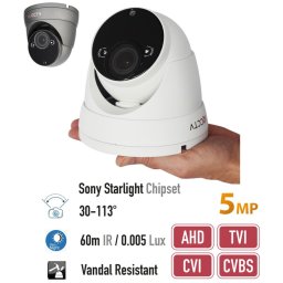 Profi kamera AHD 5MP + 40m IR + varif.objektív 30-113 °