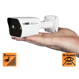 2MP AHD bezpečnostní kamera s 60 ° úhel + 20m IR