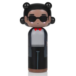 Lucie Kaas designové figurky Kokeshi Dolls Jean-Michel Basquiat