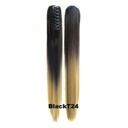 Girlshow Culík, cop na skřipci rovný OMBRE - odstín Black T 24