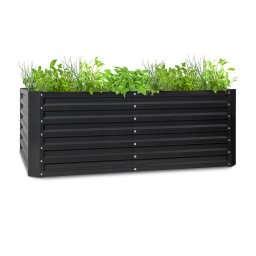 Blumfeldt High Grow Straight vyvýšený záhon 200x60x100cm 1200l ocel