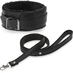 SCALA KOŽENÝ OBOJEK S VODÍTKEM SEX FETIŠ BDSM - 79699373