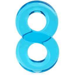 SCALA ELASTICKÝ GELOVÝ EREKČNÍ KROUŽEK - RING NA PENIS A VARLATA - TVRDÝ PENIS - 77913342
