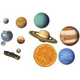 Giant Magnetic Solar System (Set of 12)