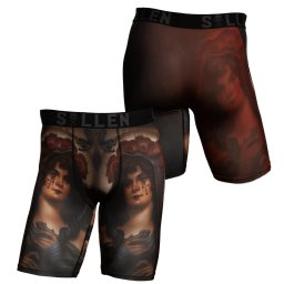 boxerky pánské SULLEN - ANDRES BLESA - BLACK/MAROON - SCM3372_BKMR