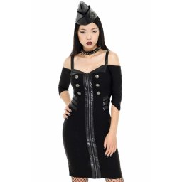 šaty dámské KILLSTAR - Miss Stardust - BLACK - KSRA002417