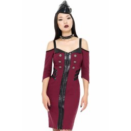 šaty dámské KILLSTAR - Miss Stardust - BLOOD - KSRA002418