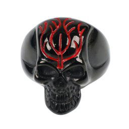 prsten ETNOX - Black Skull - SR1423B