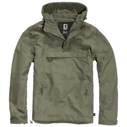 Bunda větrovka s kapucí WINDBREAKER ZELENÁ vel. 3XL