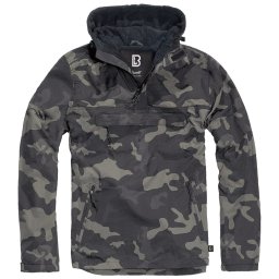 Bunda větrovka s kapucí WINDBREAKER DARK CAMO vel. L