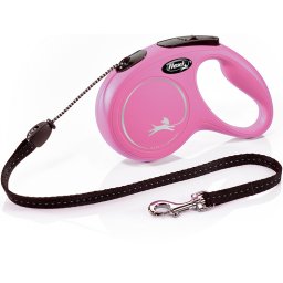 Lankové vodítko Flexi Classic M 5 m, 20 kg různé barvy Barva: růžová