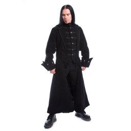 kabát pánský POIZEN INDUSTRIES - QUENTIN - BLACK VELVET - POI1002