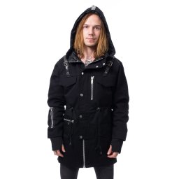 bunda pánská HEARTLESS - ROMAN - BLACK - POI977