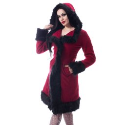 kabát dámský POIZEN INDUSTRIES - DARK MASE - RED - POI981
