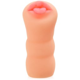 SCALA MUŽSKÝ MASTURBÁTOR, ÚSTA S JAZÝČKEM, ORÁLNÍ SEX, HLUBOKÉ HRDLO - 76516194