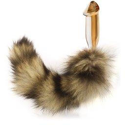 SCALA SKLENĚNÝ PENIS, KOLÍK S LIŠČÍM OHONEM - 75045943