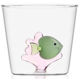 Ichendorf Milano designové sklenice na vodu Marine Garden Green Fish Pink Seaweed