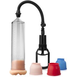 SCALA ZVĚTŠUJÍCÍ PUMPA NA PENIS S UMĚLOU VAGÍNOU + 3 VÝMĚNNÁ TĚSNĚNÍ - 51013383