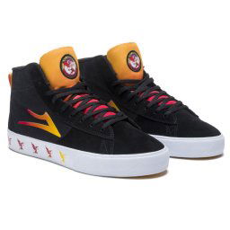 boty Lakai x Black Sabbath - Never Say Die - Newport Hi - black gradient suede - ms4200253a03-bkgds