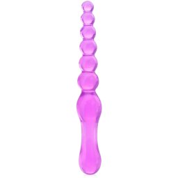 SCALA OBOUSTRANNÉ ANÁLNÍ DILDO KULIČKOVÁ SONDA ANAL PLUG GELOVÝ DONG - 77643916