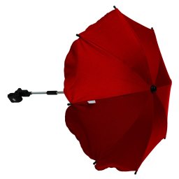 Slunečník na kočárek - červený