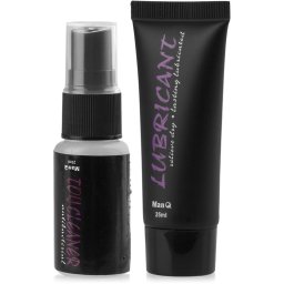 INTIMECO MINI SADA MAN Q LUBRIKAČNÍ GEL 25 ml + TOY CLEANER PROSTŘEDEK K ČIŠTĚNÍ POMŮCEK 20 ml - 57215591