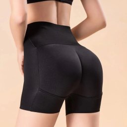 XBRA Push up tvarovací šortky se zvýšeným pasem černé - S