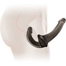 SCALA STRAP ON BEZ PÁSŮ - DVA PENISY DO VAGÍNY A ANÁLU DVOJITÉ DILDO 2V1 – 76737228