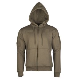 Mikina TACTICAL se zipem RANGER GREEN vel. S