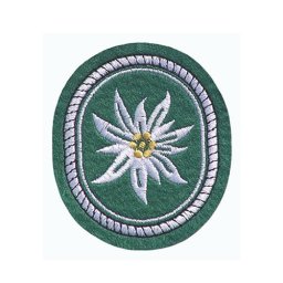 Bundeswehr nášivka alpská protěž