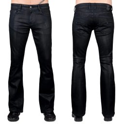 kalhoty pánské (jeans) WORNSTAR - Hellraiser Coated - Charcoal - WSGP-HRCK