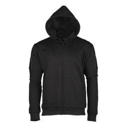 MIL-TEC mikina TACTICAL se zipem ČERNÁ vel.XXL