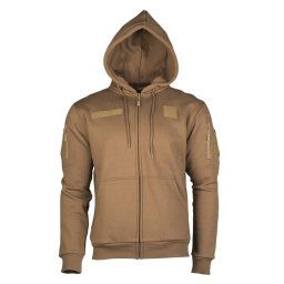 MIL-TEC mikina TACTICAL se zipem DARK COYOTE vel.XL