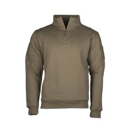 Mikina TACTICAL roláková 3/4 zip RANGER GREEN vel. L