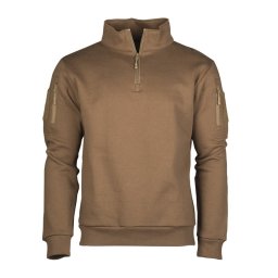 Mikina TACTICAL roláková 3/4 zip DARK COYOTE vel. L