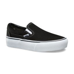 boty dámské VANS - UA CLASSIC SLIP-ON PLATFORM Black - VN00018EBLK