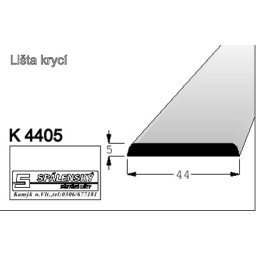 Lišta K4405 nastav. smrk 2400mm
