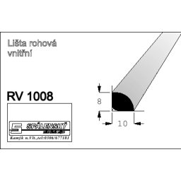 Lišta RV1008 nastav.smrk 2400mm