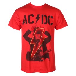 tričko pánské AC/DC - Angus - POWER UP - Red - RAZAMATAZ - ST2443