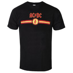 tričko pánské AC/DC - Logo & Stripe - BL - ROCK OFF - ACDCTS79MB