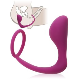 SCALA MASAŽÉR PROSTATY ANÁLNÍ KOLÍK KROUŽEK NA PENIS - 77325572