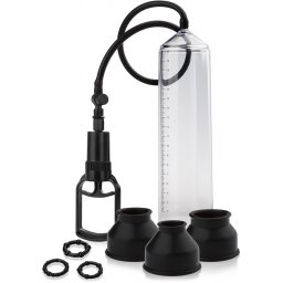 SCALA EROTICKÁ SADA PRO MUŽE - PUMPA NA PENIS + 3 TĚSNÍCÍ KROUŽKY + 3 RINGY - 75524314