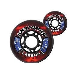Kolečka Labeda Shooters (8ks) 76mm/All Purpose červená