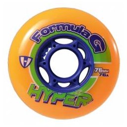 Kolečka Hyper Formula G (4ks) 72mm/76A oranžovo-modrá