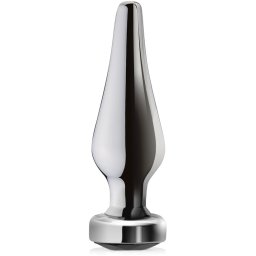 SCALA ŠTÍHLÝ ANÁLNÍ KOLÍK PLUG Z NEREZOVÉ OCELI S ELEGANTNÍM KŘIŠŤÁLEM - 72943448