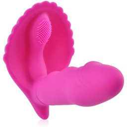 SCALA SAMONOSNÝ DÁMSKÝ MASTURBÁTOR VIBRUJÍCÍ MUŠLIČKA S PENISEM – 71182357