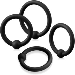 SCALA SADA EREKČNÍCH KROUŽKŮ NA PENIS A VARLATA COCK RING 4 KUSY - 72685963